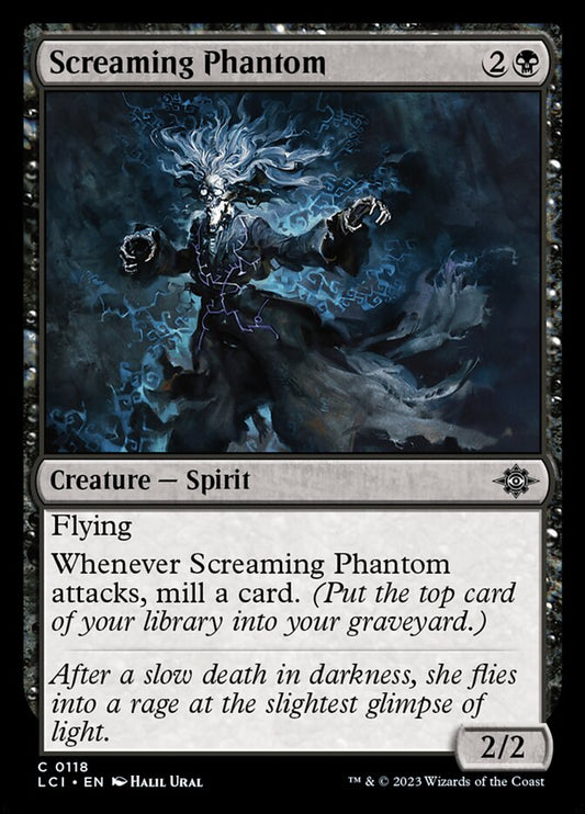 MTG Card Title: Screaming Phantom LCI/118