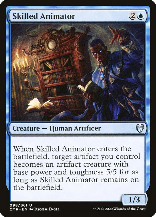 MTG Card Title: Skilled Animator CMR/98
