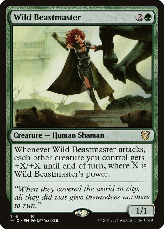 MTG Card Title: Wild Beastmaster MIC/146