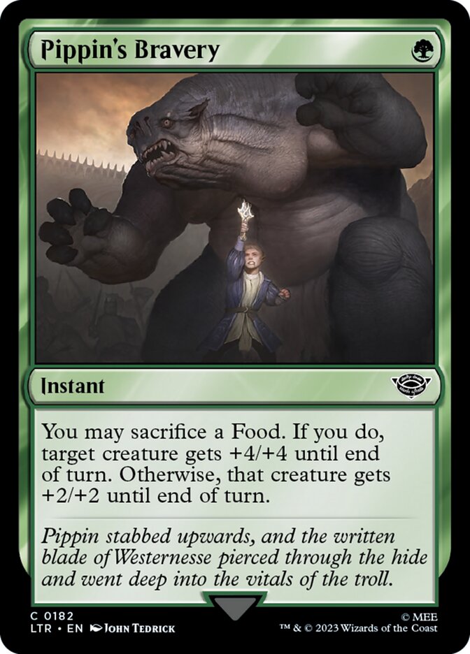 MTG Card Title: Pippin's Bravery LTR/182