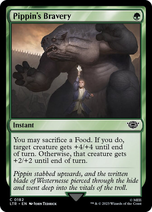 MTG Card Title: Pippin's Bravery LTR/182