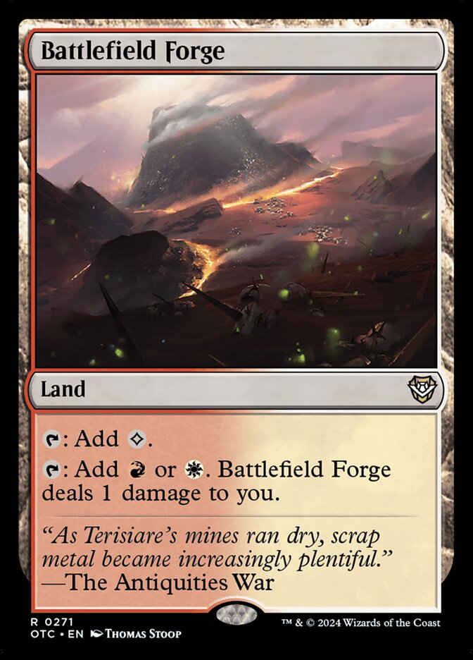 MTG Card Title: Battlefield Forge OTC/271