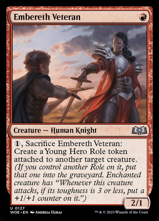 MTG Card Title: Embereth Veteran WOE/127