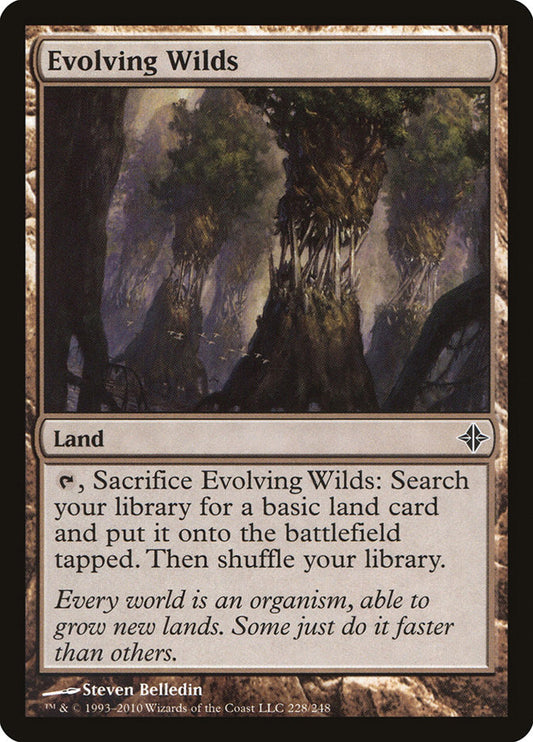 MTG Card Title: Evolving Wilds ROE/228