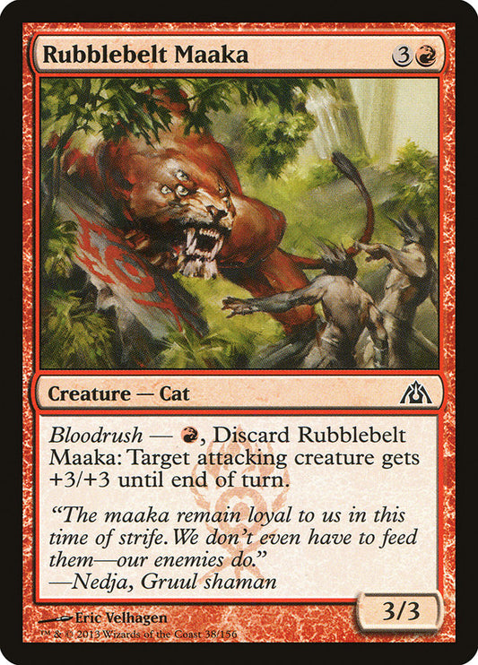 MTG Card Title: Rubblebelt Maaka DGM/38