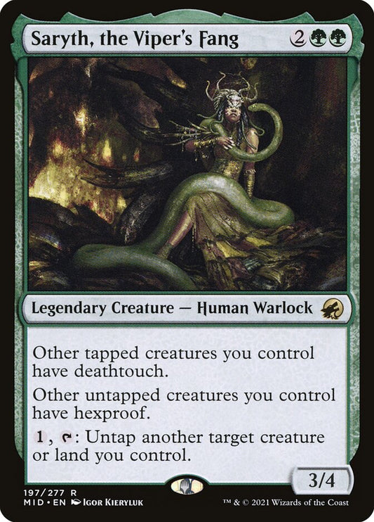 MTG Card Title: Saryth, the Viper's Fang MID/197