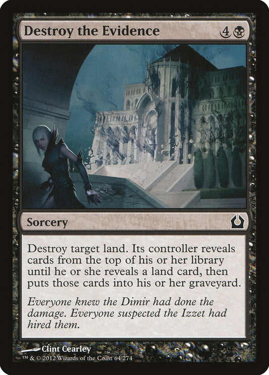 MTG Card Title: Destroy the Evidence RTR/64