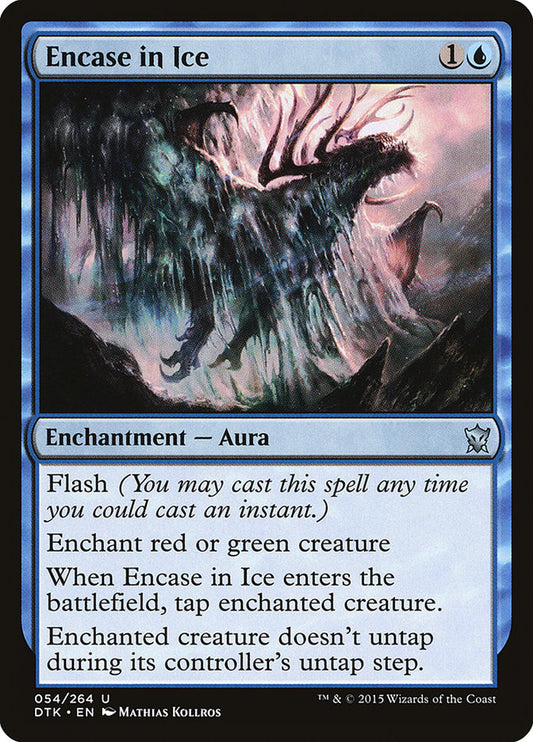 MTG Card Title: Encase in Ice DTK/54