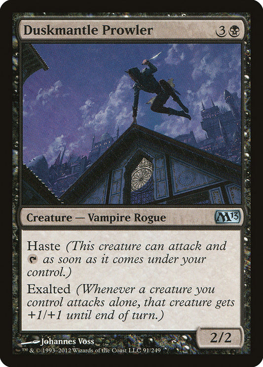 MTG Card Title: Duskmantle Prowler M13/91