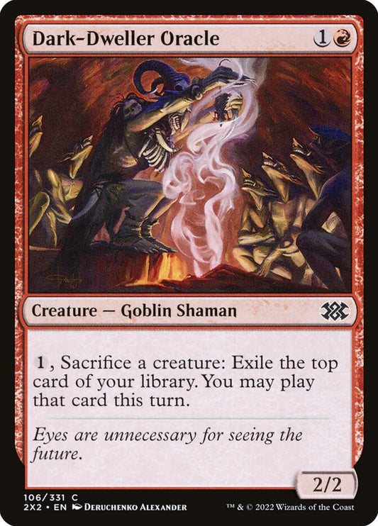MTG Card Title: Dark-Dweller Oracle 2X2/106
