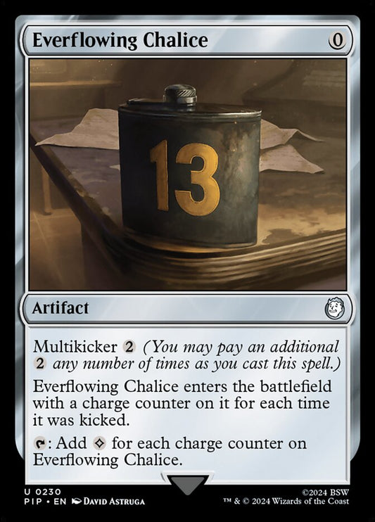 MTG Card Title: Everflowing Chalice PIP/230
