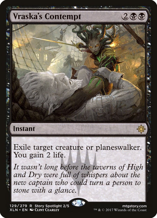 MTG Card Title: Vraska's Contempt XLN/129
