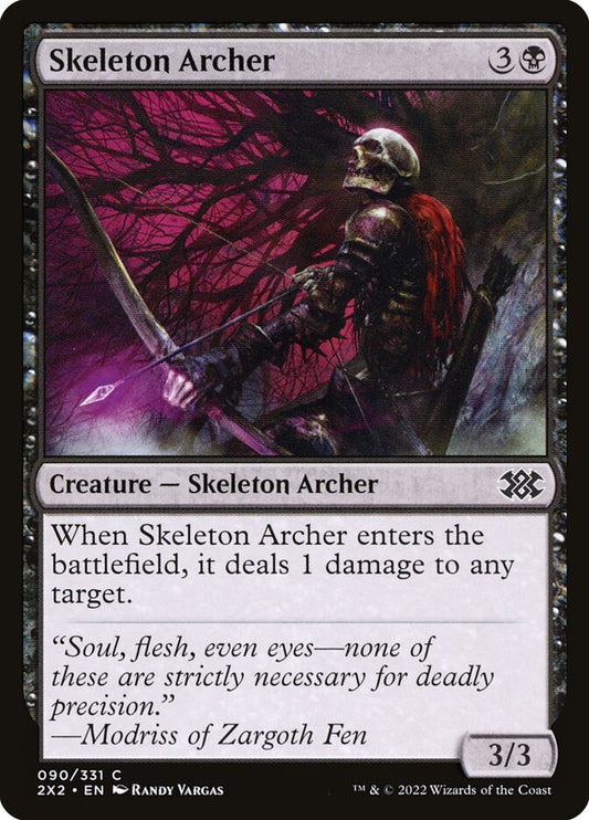 MTG Card Title: Skeleton Archer 2X2/90