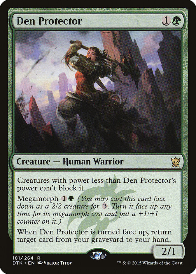 MTG Card Title: Den Protector DTK/181