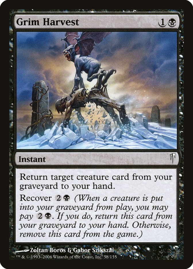 MTG Card Title: Grim Harvest CSP/58