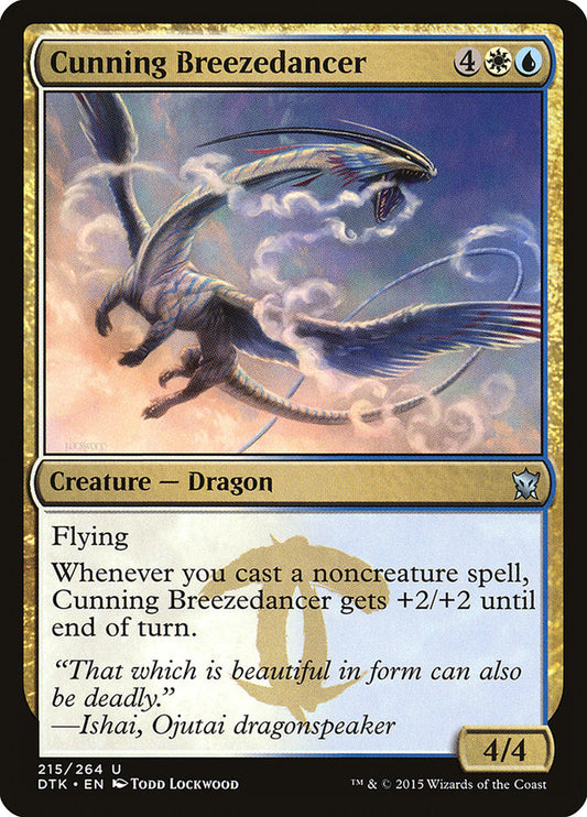 MTG Card Title: Cunning Breezedancer DTK/215