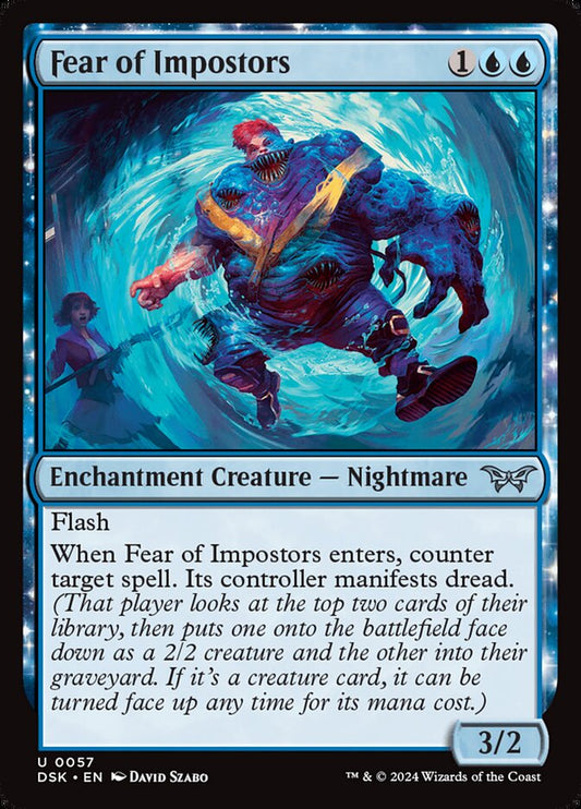 MTG Card Title: Fear of Impostors DSK/57