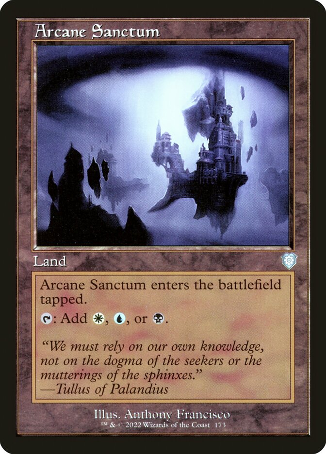 MTG Card Title: Arcane Sanctum BRC/173