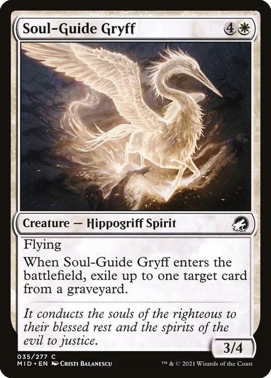 MTG Card Title: Soul-Guide Gryff MID/35