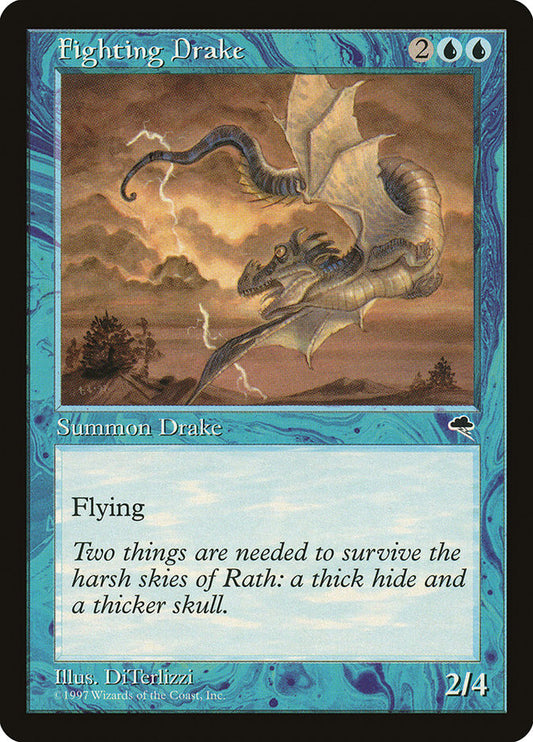 MTG Card Title: Fighting Drake TMP/63