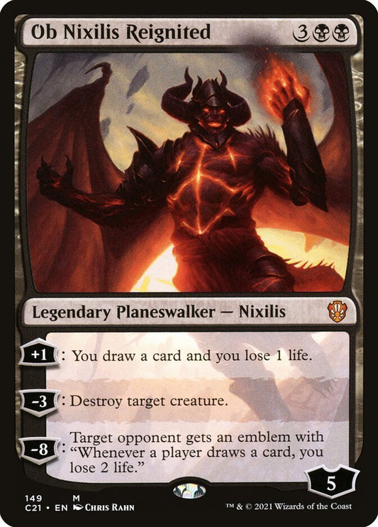 MTG Card Title: Ob Nixilis Reignited C21/149