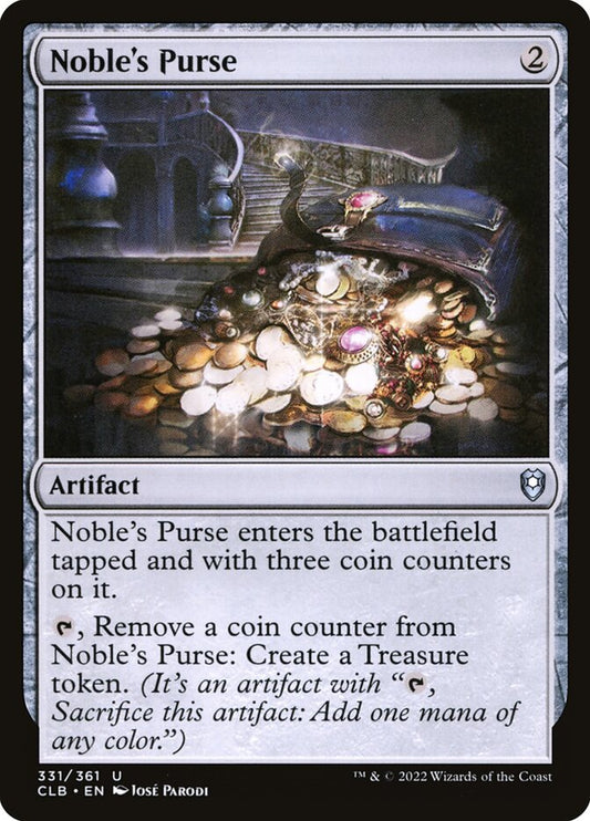 MTG Card Title: Noble's Purse CLB/331