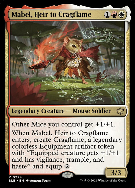 MTG Card Title: Mabel, Heir to Cragflame BLB/224