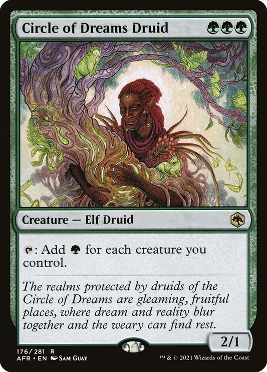 MTG Card Title: Circle of Dreams Druid AFR/176