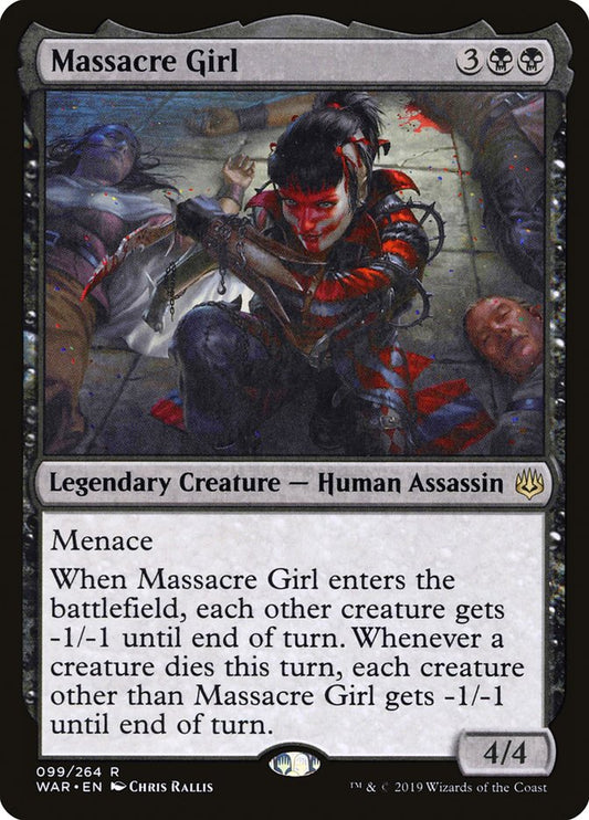 MTG Card Title: Massacre Girl WAR/99