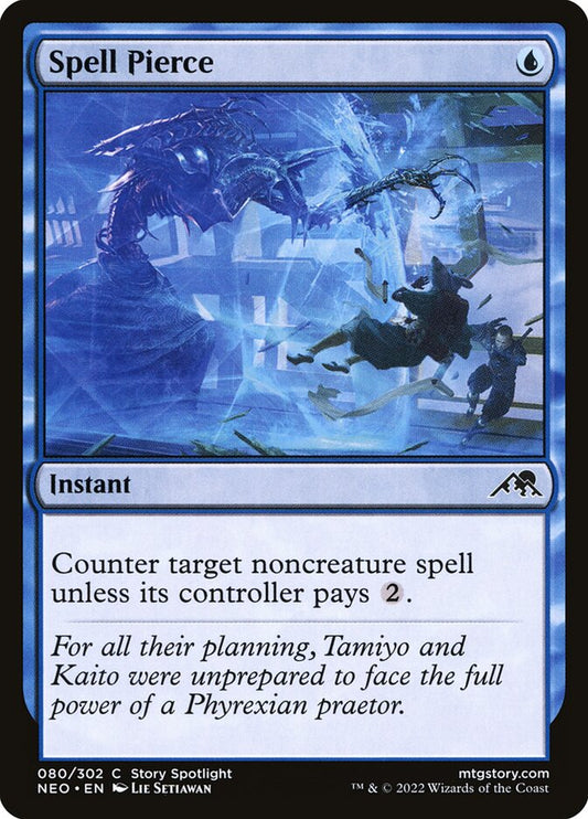 MTG Card Title: Spell Pierce NEO/80