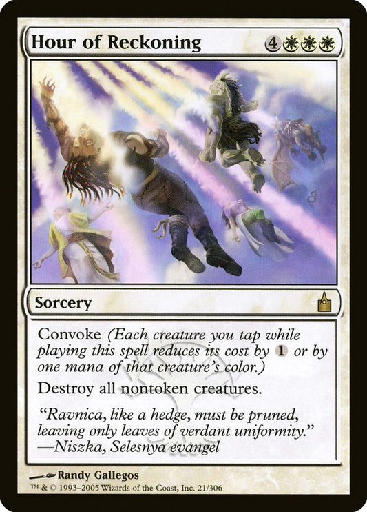 MTG Card Title: Hour of Reckoning RAV/21