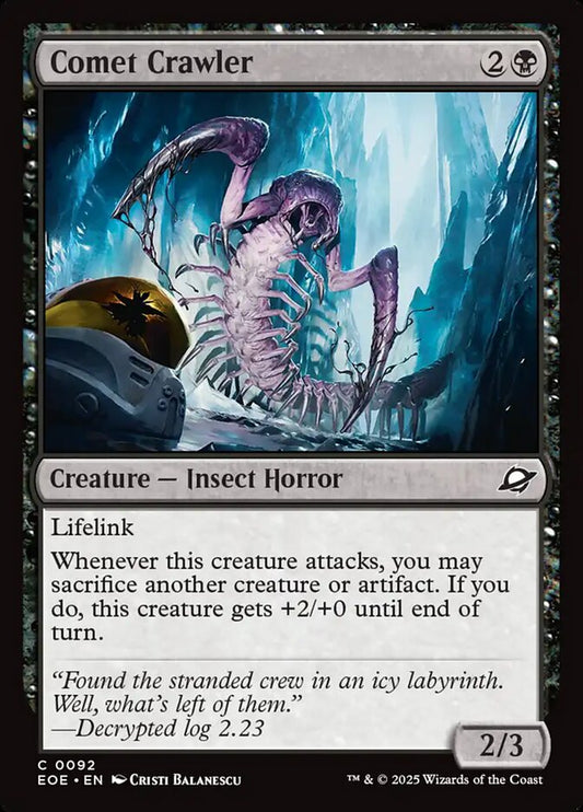 MTG Card Title: Comet Crawler EOE/92
