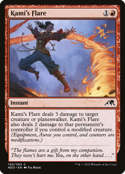 MTG Card Title: Kami's Flare NEO/150
