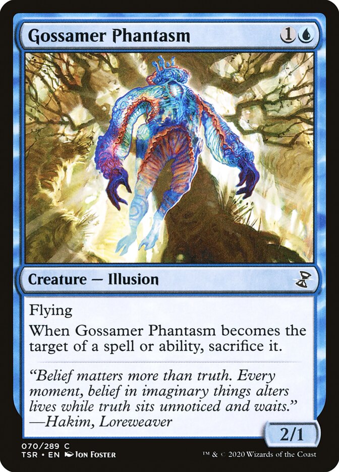 MTG Card Title: Gossamer Phantasm TSR/70