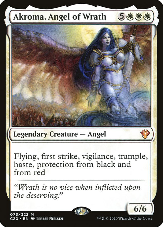 MTG Card Title: Akroma, Angel of Wrath C20/73