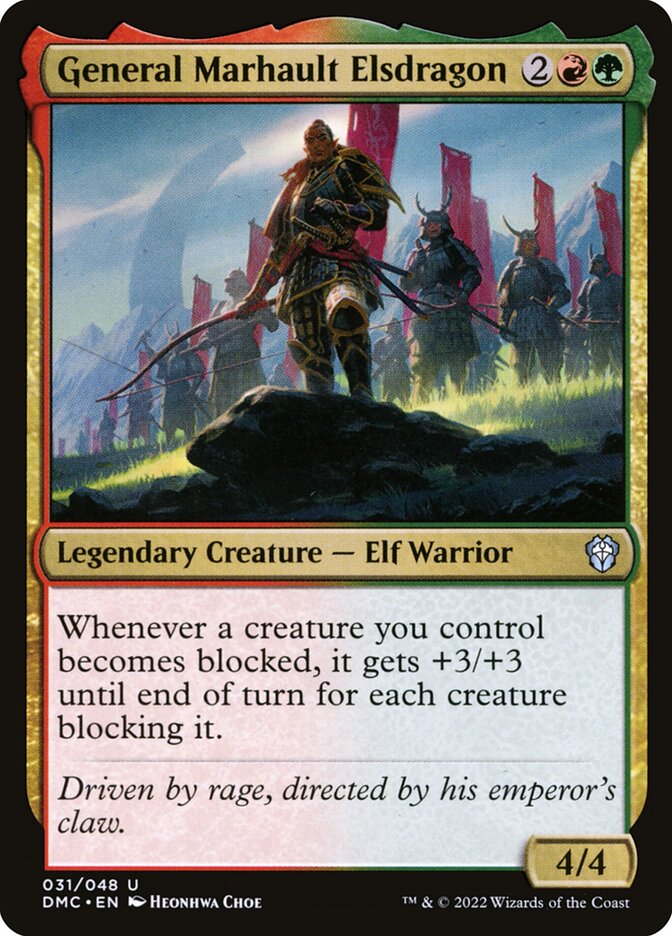 MTG Card Title: General Marhault Elsdragon DMC/31