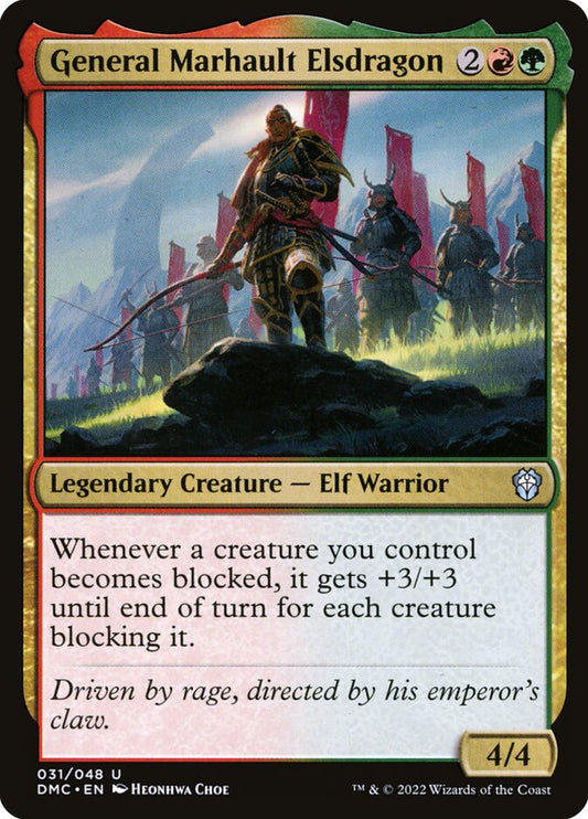 MTG Card Title: General Marhault Elsdragon DMC/31