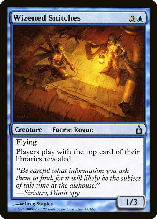 MTG Card Title: Wizened Snitches RAV/75