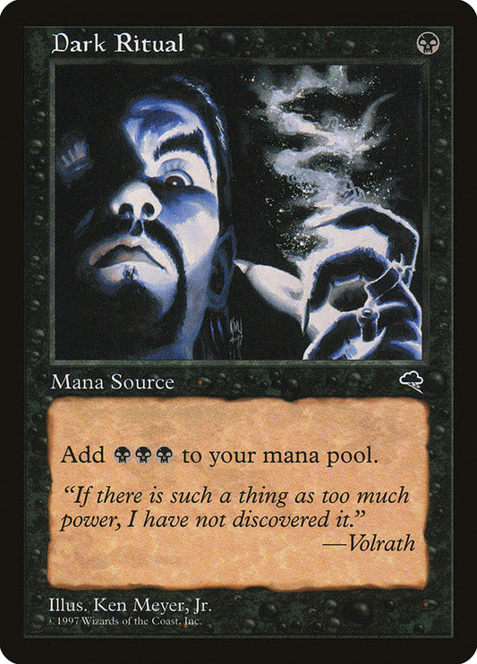 MTG Card Title: Dark Ritual TMP/118
