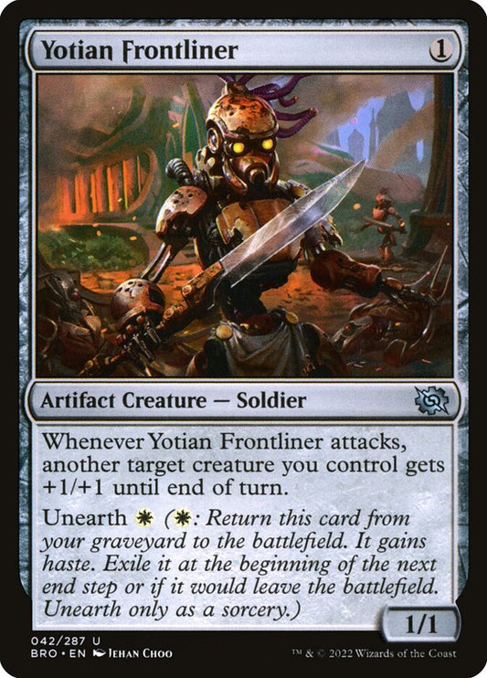 MTG Card Title: Yotian Frontliner BRO/42