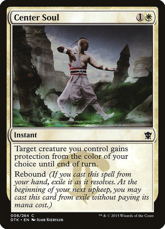 MTG Card Title: Center Soul DTK/8