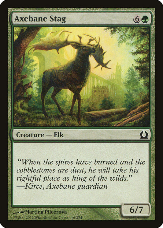 MTG Card Title: Axebane Stag RTR/116