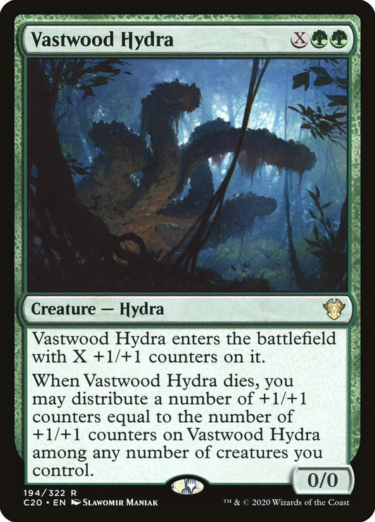 MTG Card Title: Vastwood Hydra C20/194