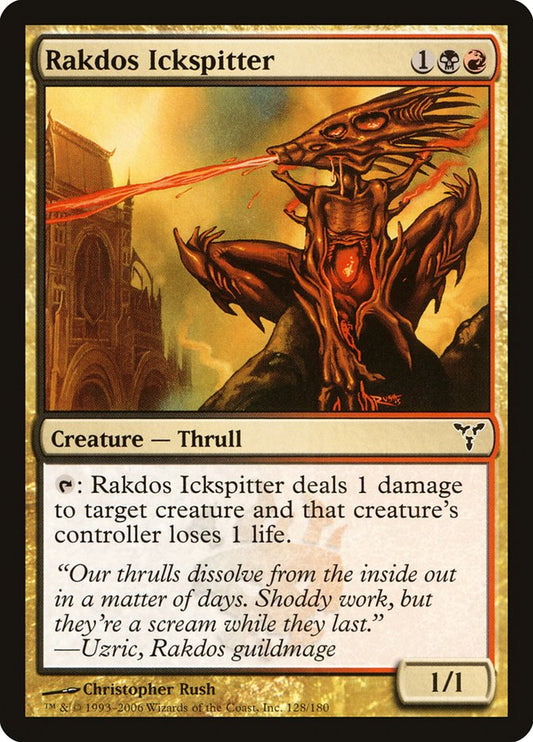 MTG Card Title: Rakdos Ickspitter DIS/128