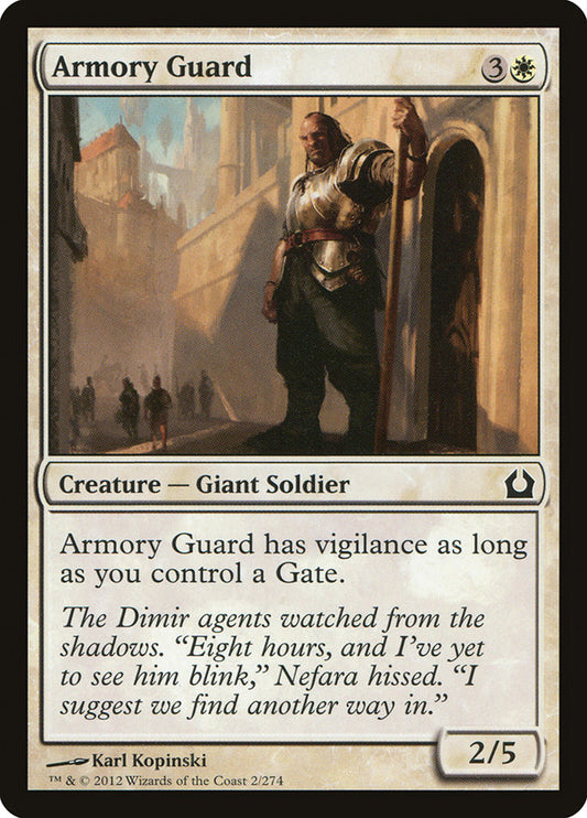 MTG Card Title: Armory Guard RTR/2
