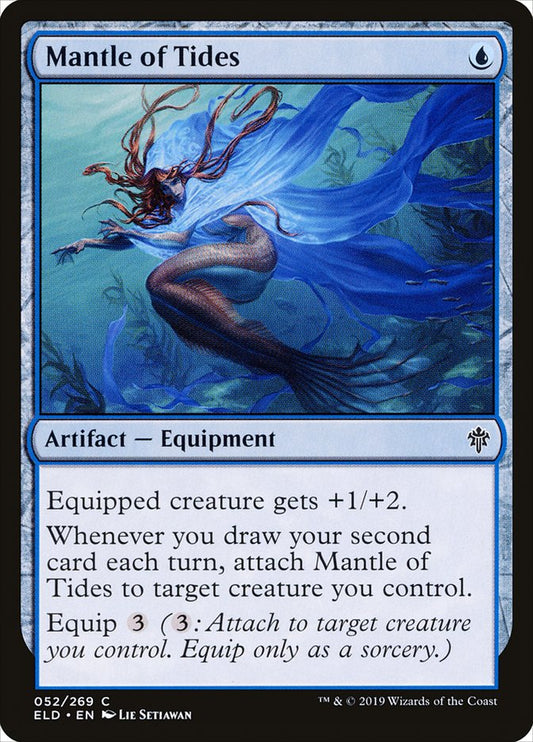 MTG Card Title: Mantle of Tides ELD/52