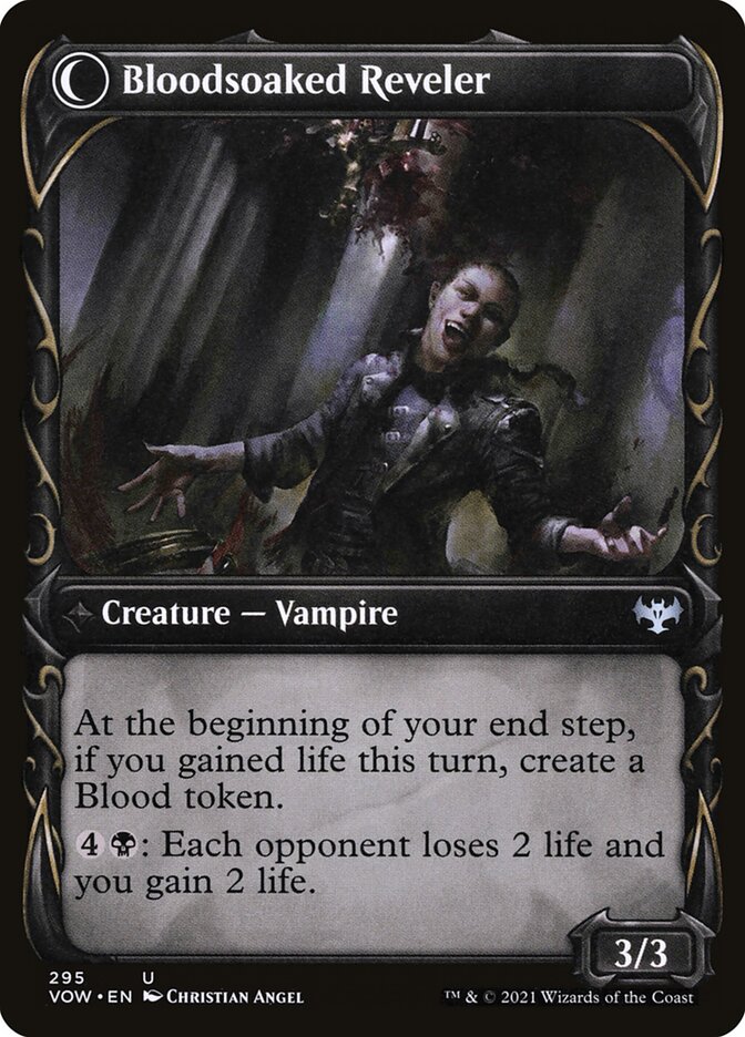 Restless Bloodseeker // Bloodsoaked Reveler VOW/295