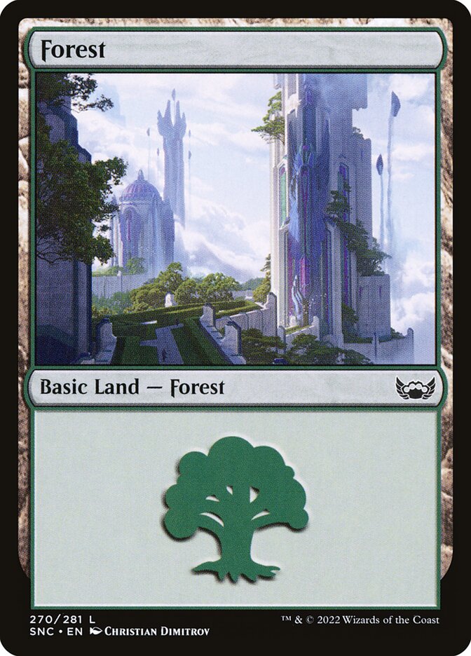 MTG Card Title: Forest SNC/270