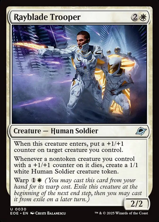 MTG Card Title: Rayblade Trooper EOE/30