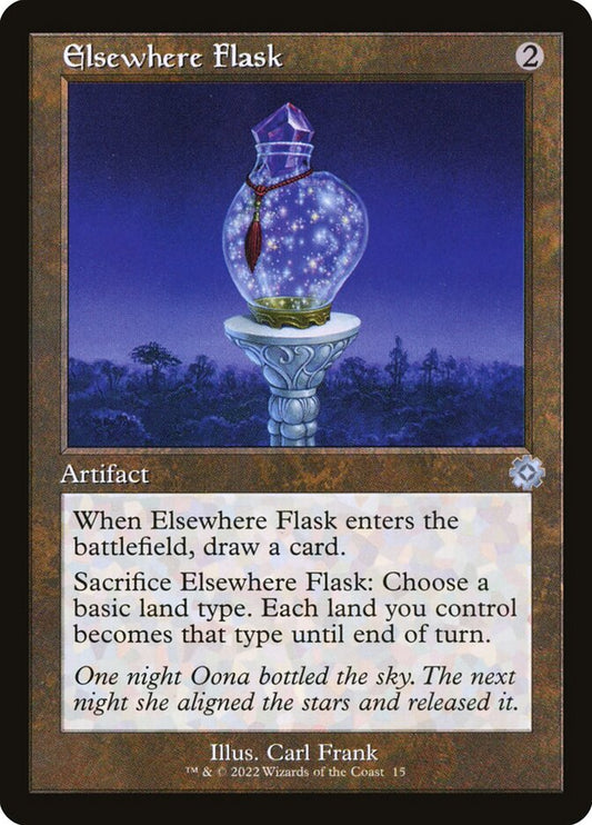 MTG Card Title: Elsewhere Flask BRR/15